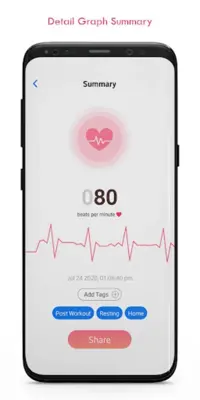 Heartbeat Monitor - Pulse & He android App screenshot 4